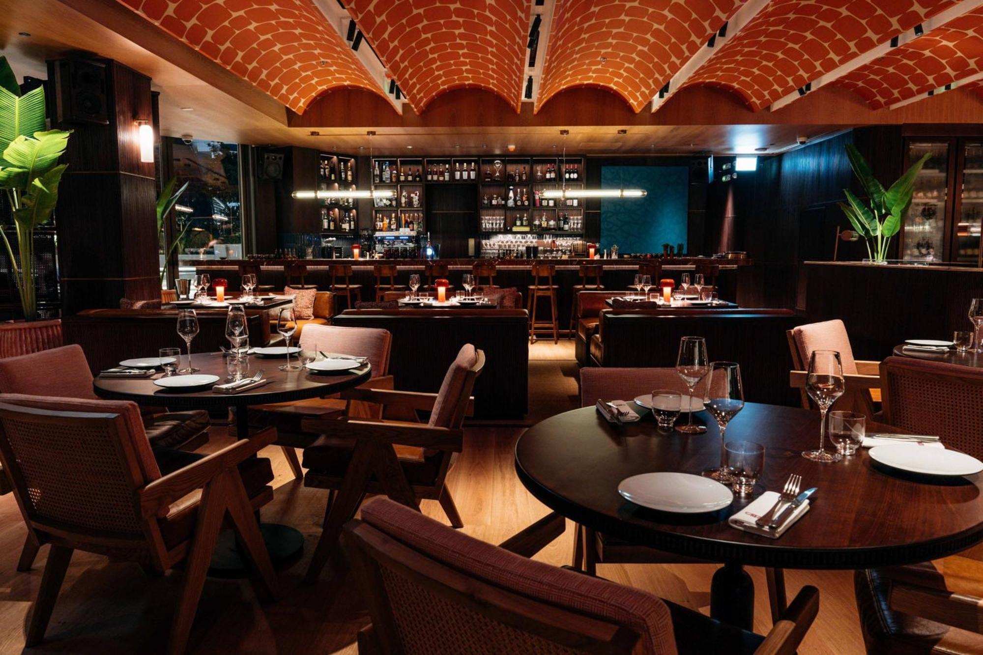 The St. Regis Dubai, The Palm Hotell Eksteriør bilde Interior of the restaurant
